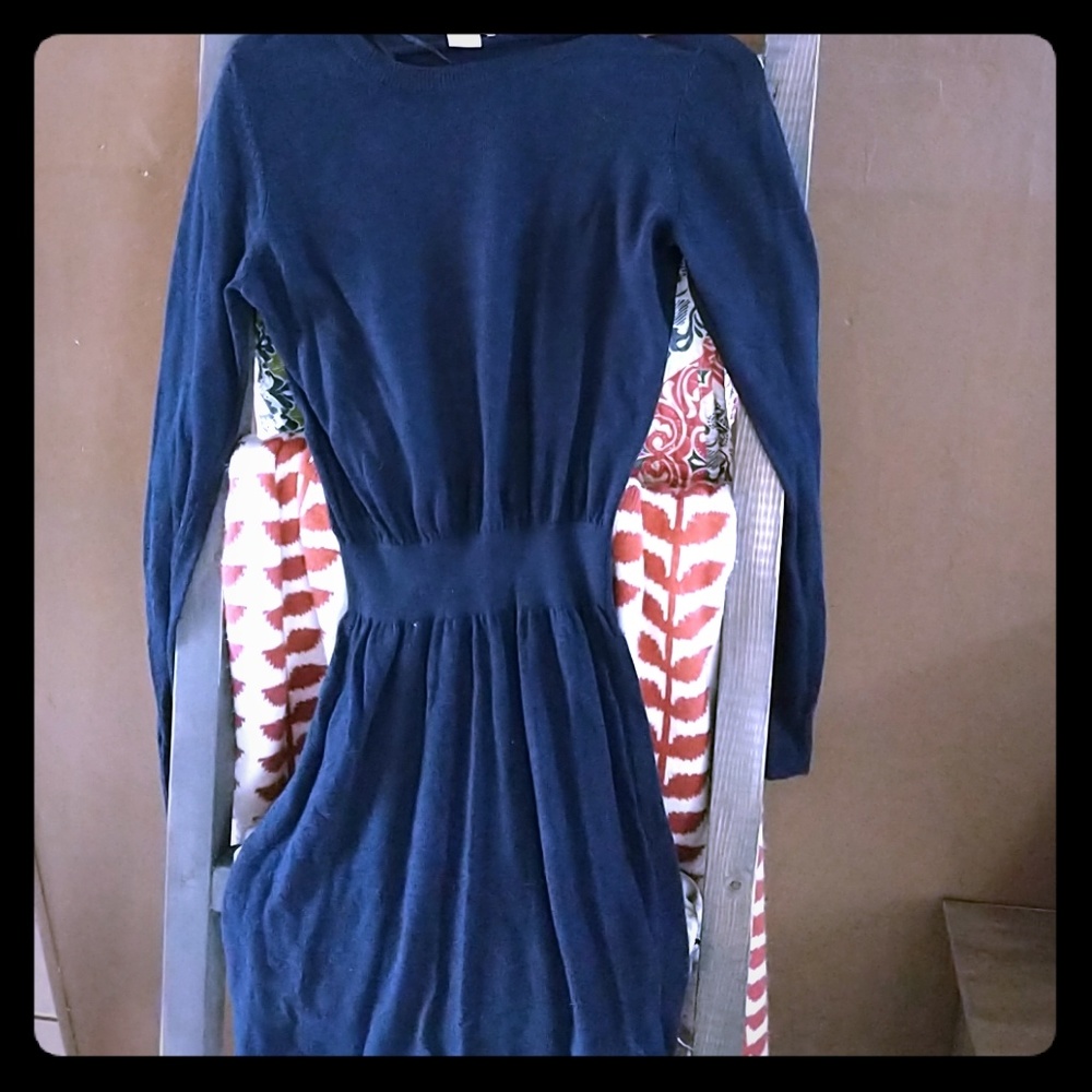 H&M navy blue dress